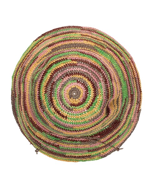 Iris - Crochet Raffia Packable Bucket Hat