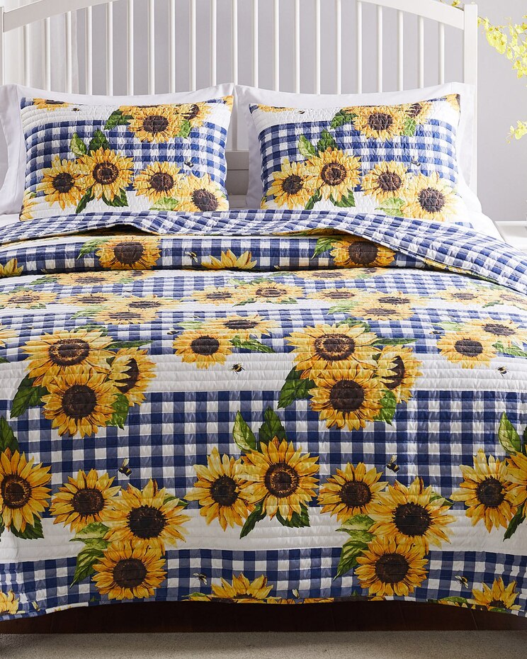 Sunflower Quilt Set image number 2