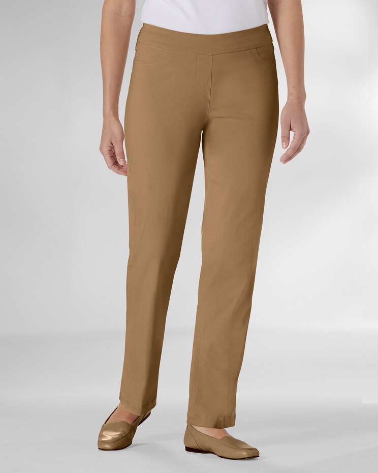 SlimSation® Straight-Leg Pants image number 1