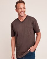 John Blair Everyday Jersey Knit Short-Sleeve Pocket V-Neck Tee thumbnail number 1