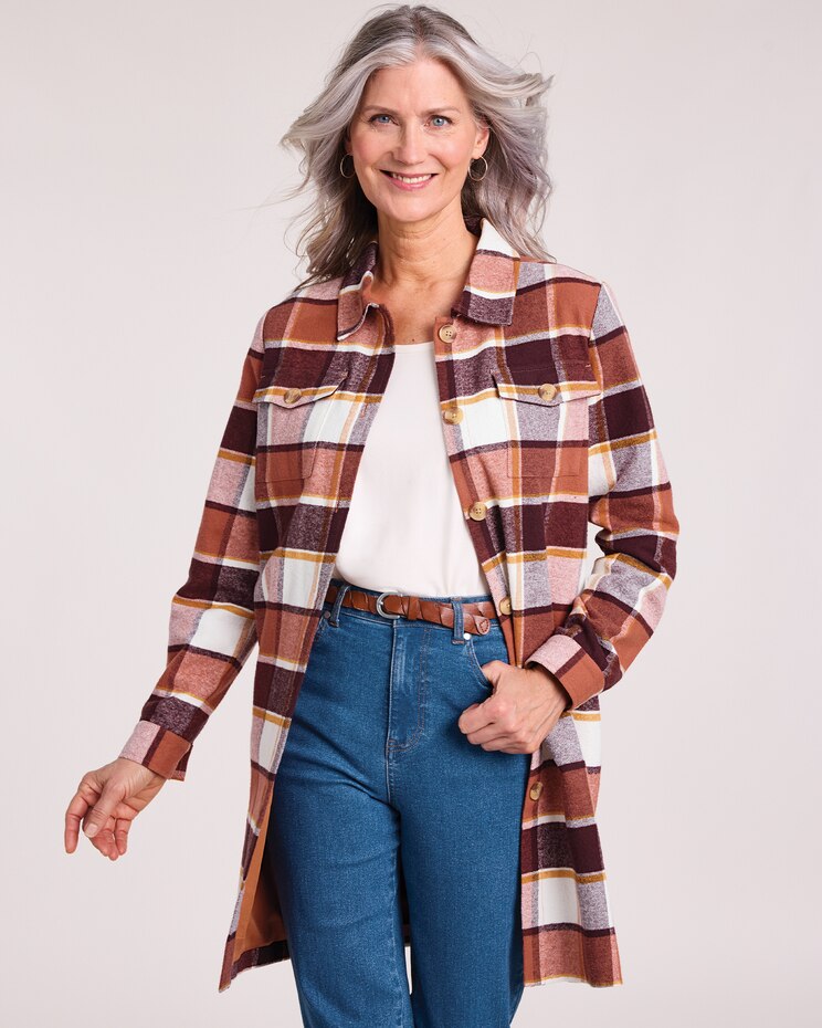 Plaid Shirt Jacket image number 1