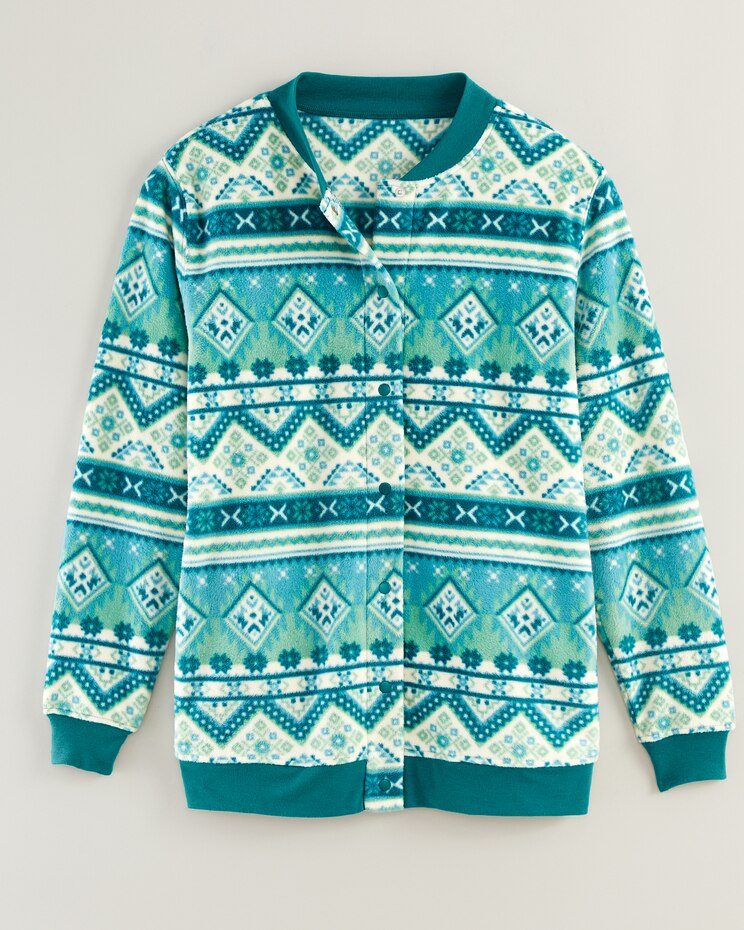 Scandia Fleece Print Snap Jacket image number 4