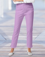 Cotton Bi-Stretch Ankle Pants thumbnail number 1