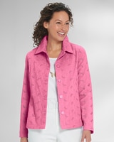 Floral Eyelet Jacket thumbnail number 1