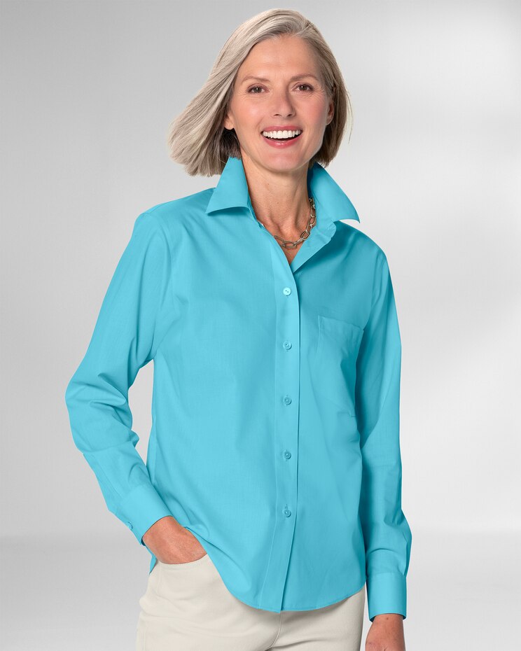 Foxcroft Classic-Fit Solid Shirt image number 1