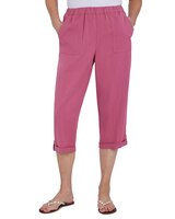 Alfred Dunner Palm Desert Twill Pull-On Capri thumbnail number 1