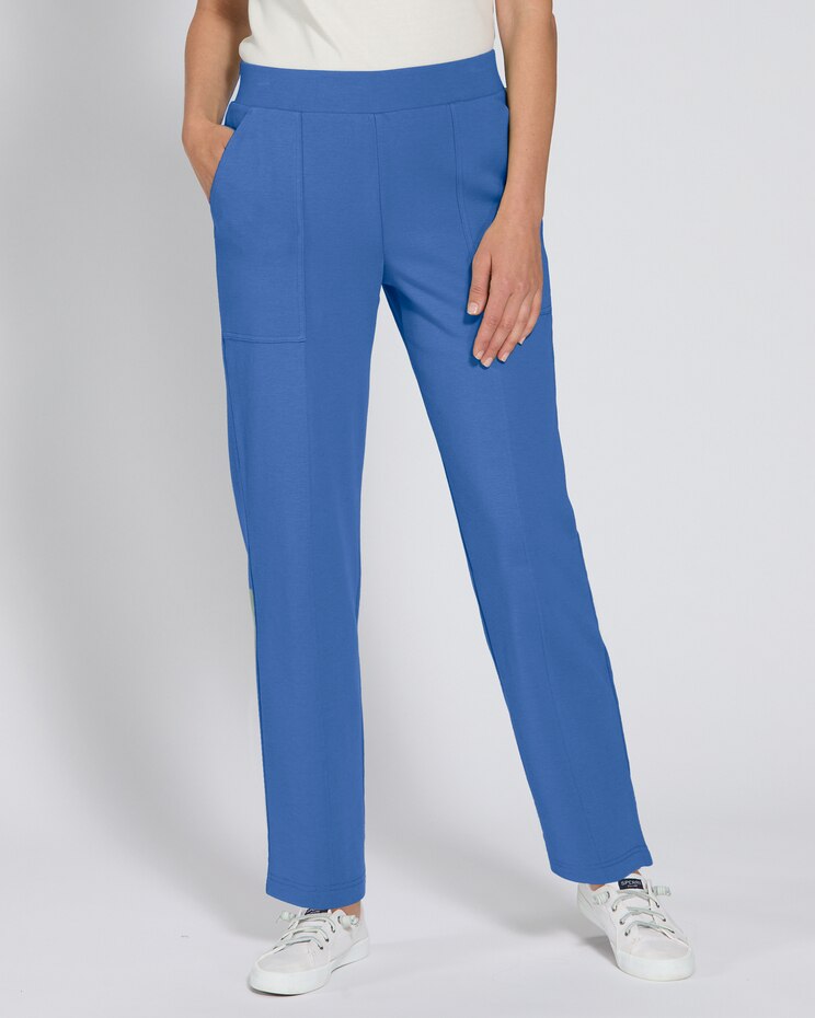 Everyday Knits 4-Pocket Relaxed Straight-Leg Pants image number 1