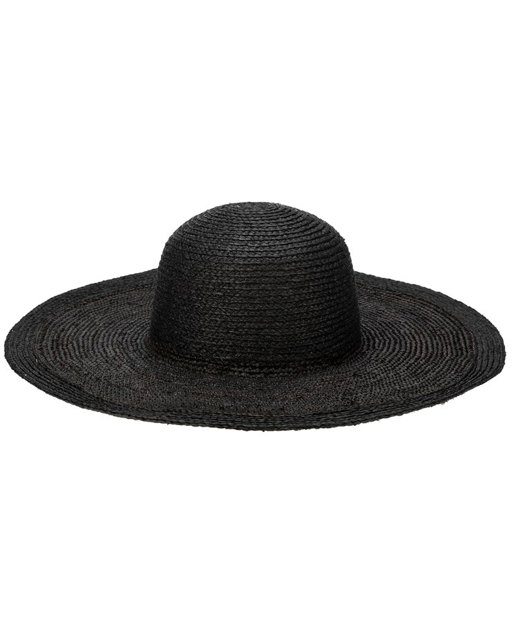 Elegant - Raffia Braid Round Crown Sun Hat image number 1