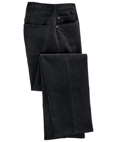JohnBlairFlex Relaxed-Fit Hidden Elastic 5-Pocket Corduroy Pants