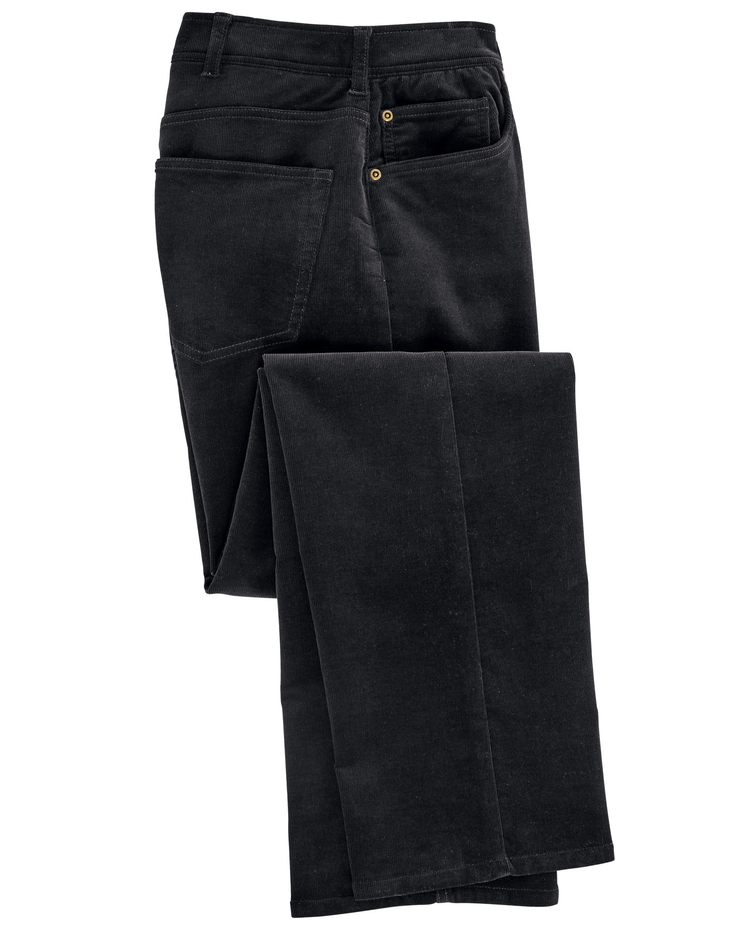JohnBlairFlex Relaxed-Fit Hidden Elastic 5-Pocket Corduroy Pants image number 1