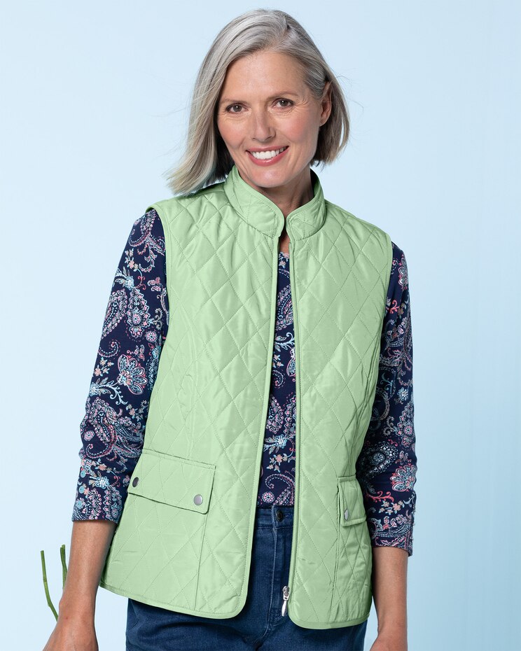 Berkshire Solid Quilted Vest image number 1