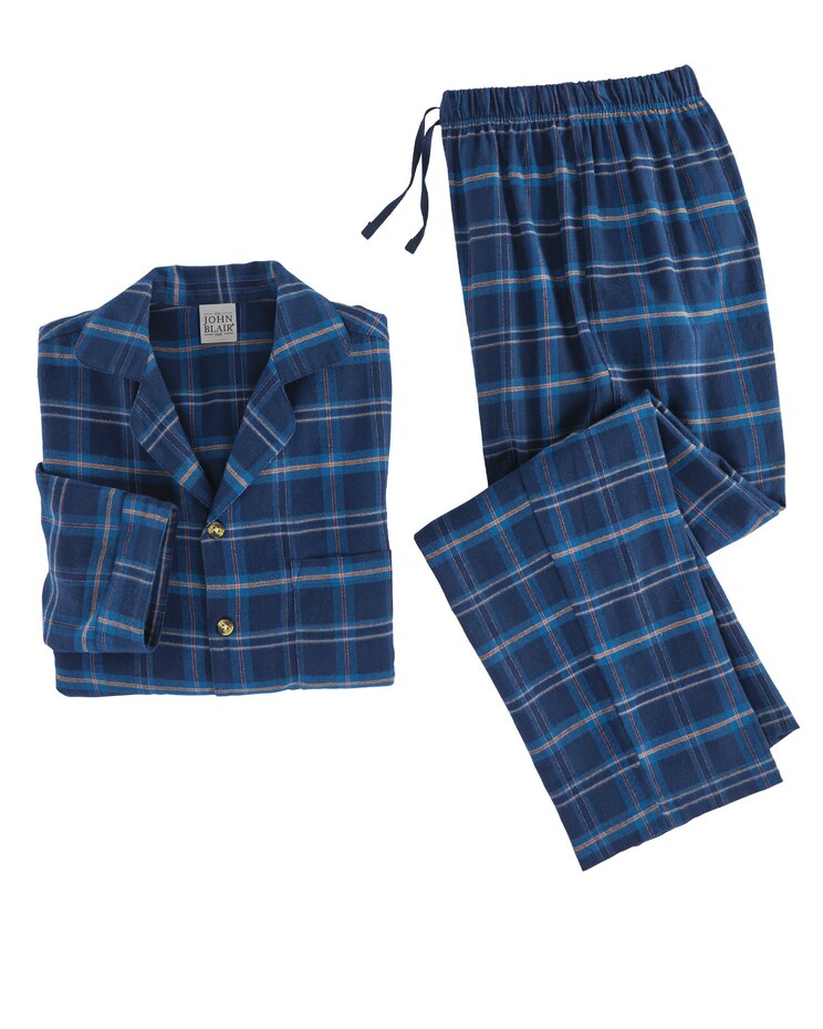 John Blair Flannel Sleep Pants Set image number 1