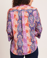 Alfred Dunner® Moody Blues Paisley Medallion Blouse thumbnail number 2