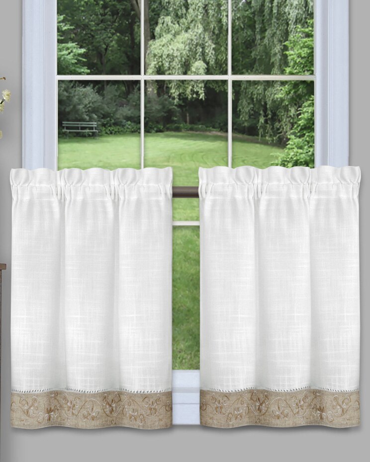 Oakwood Window Curtain Tier Pair image number 1