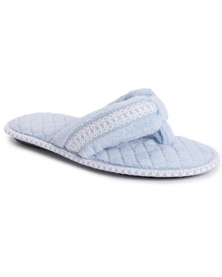 MUK LUKS® Darlene Micro Chenille Thong Slipper image number 1