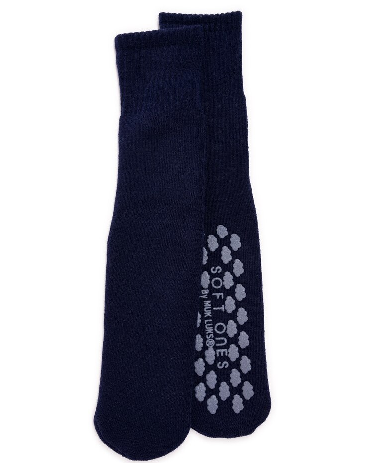 MUK LUKS Soft Ones Women's Non-Skid Slipper Socks image number 1