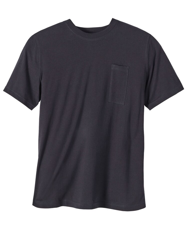 Haband Men’s Crew Neck Affordabili-Tee With Specs Pocket image number 1