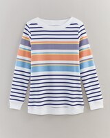 Boatneck Fleece Sweatshirt thumbnail number 1