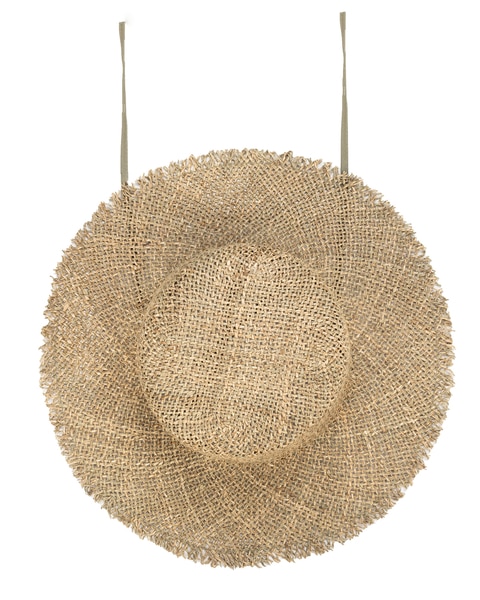Easy Going -Seagrass Bucket Hat With Raw Edge