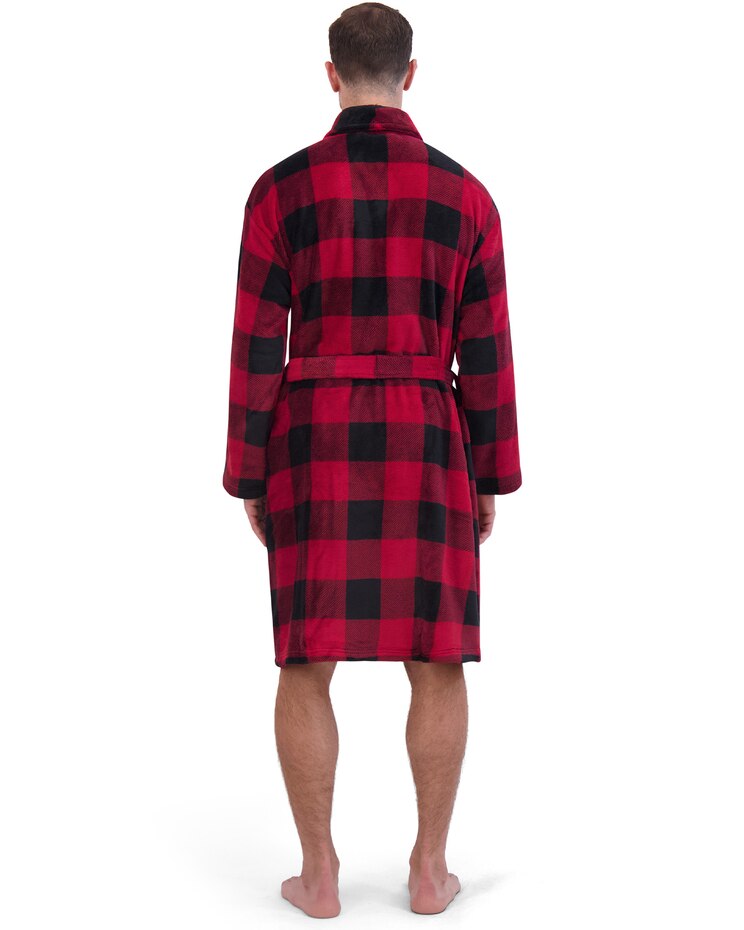 Hanes Novelty Cozy Fleece Robe image number 4