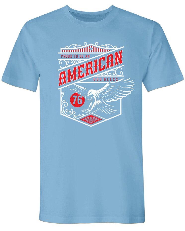 American Vintage Crest Graphic Tee image number 1