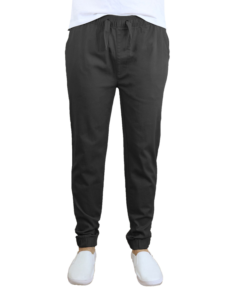 Galaxy by Harvic Stretch Twill Jogger Pants image number 1