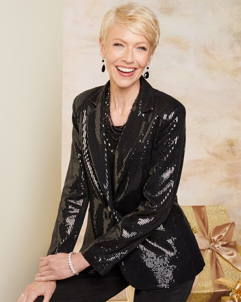 Sequin Blazer