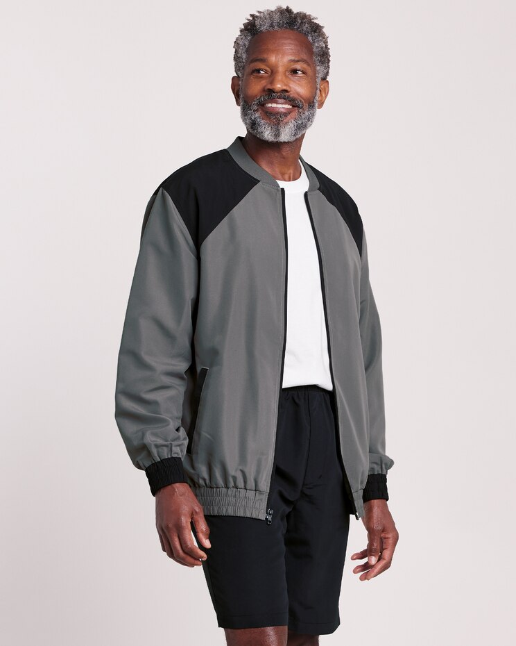 John Blair® Track Baseball Jacket image number 1