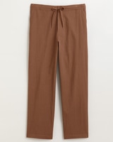 John Blair® Relaxed Linen Blend Drawstring Pants thumbnail number 3