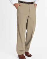 John Blair Signature Relaxed-Fit Plain-Front Dress Pants thumbnail number 1