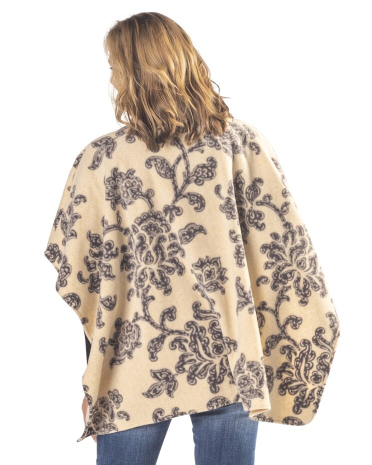 Floral Print Fleece Wrap image number 2