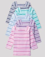 Variegated Stripe Square-Neck Tee thumbnail number 2