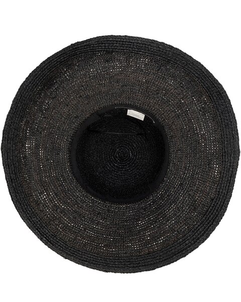 Elegant - Raffia Braid Round Crown Sun Hat