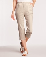 DenimEase™ Classic Pull-On Capris thumbnail number 1