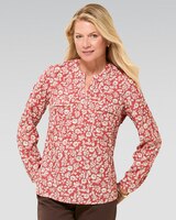 Floral Vines Utility Blouse thumbnail number 1