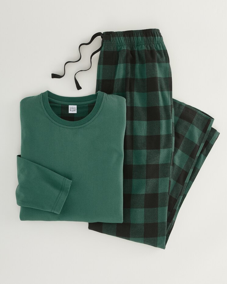 John Blair® Flannel Sleep Set image number 1