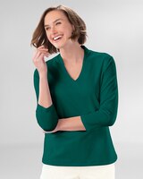 Prima™ Cotton Solid Narrow-V Tee thumbnail number 1