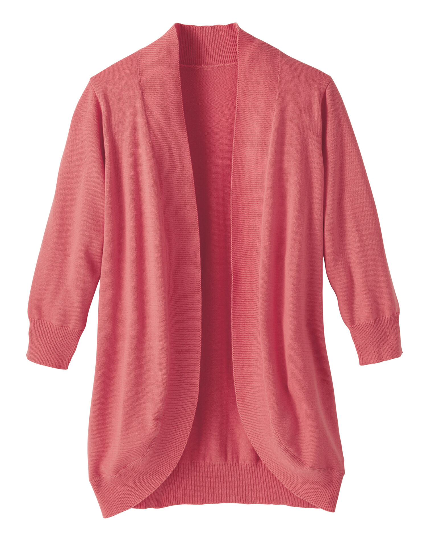 Curved 2025 hem cardigan