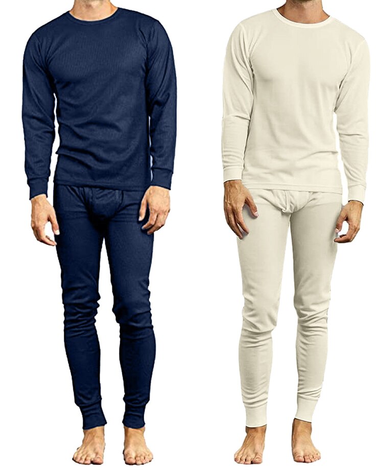 Galaxy By Harvic 4-Piece Winter Thermal Top & Bottom Sets (2-Tops & 2-Bottoms) image number 1