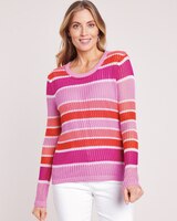 Open Stitch Long Sleeve Sweater thumbnail number 1