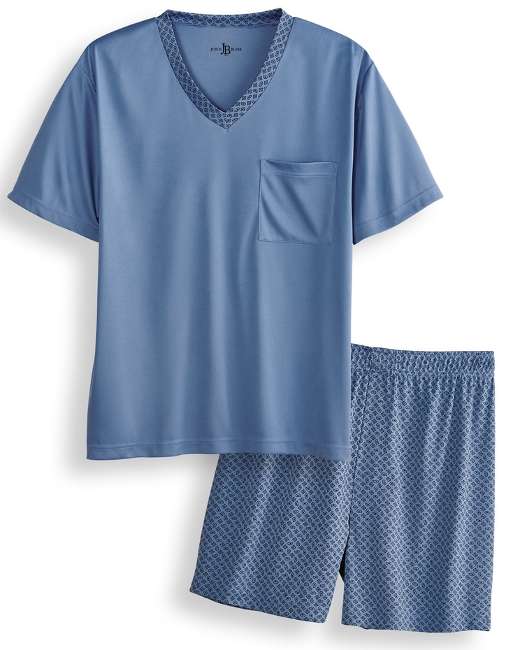 John Blair Micropoly Sleep Short Set image number 1