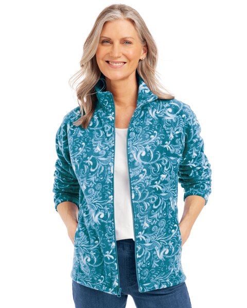 Printed Scandia Fleece Jacket