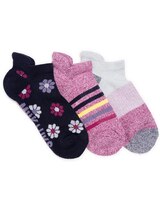 MUK LUKS® Women's 3 Pack Nylon Compression Ankle Socks thumbnail number 1