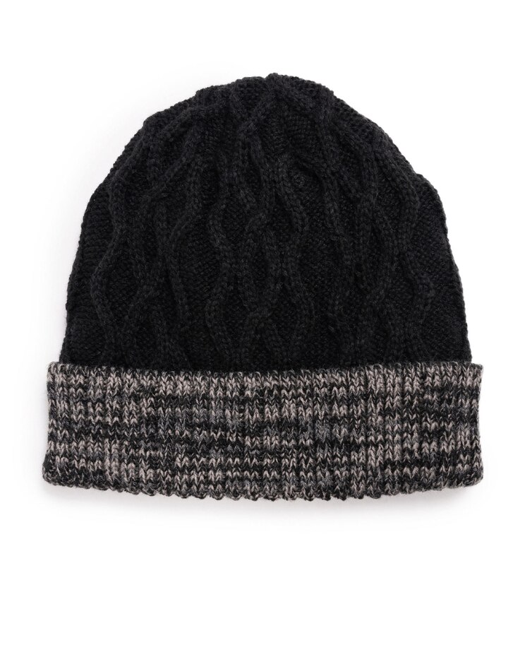 MUK LUKS® Cable Cuff Beanie Cap image number 1