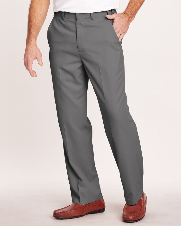 John Blair Adjust-A-Band® Relaxed-Fit Microfiber Pants image number 1