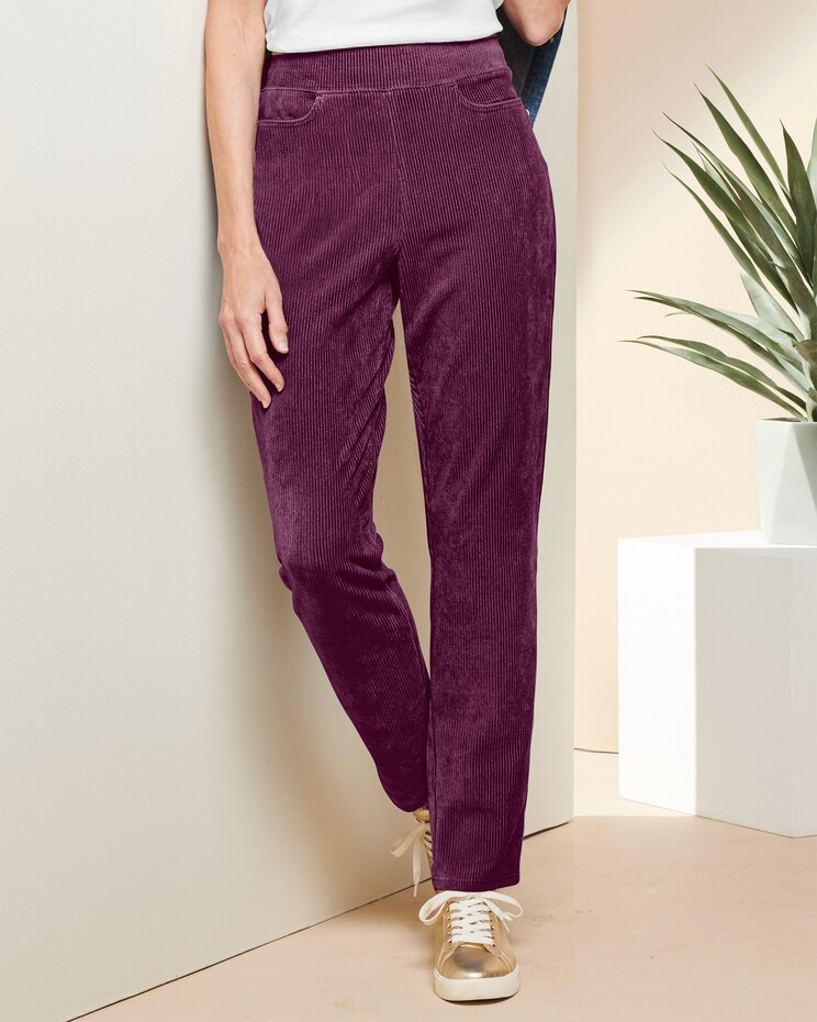 Knit Cord Pants image number 1