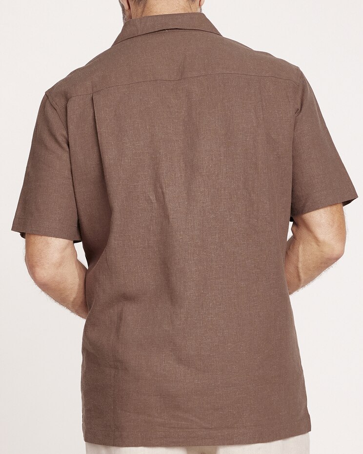 John Blair® Linen Blend Colorblock Shirt image number 3