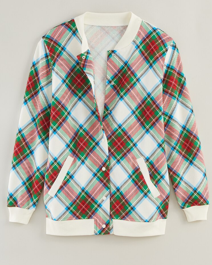 Print Fleece Jacket image number 1
