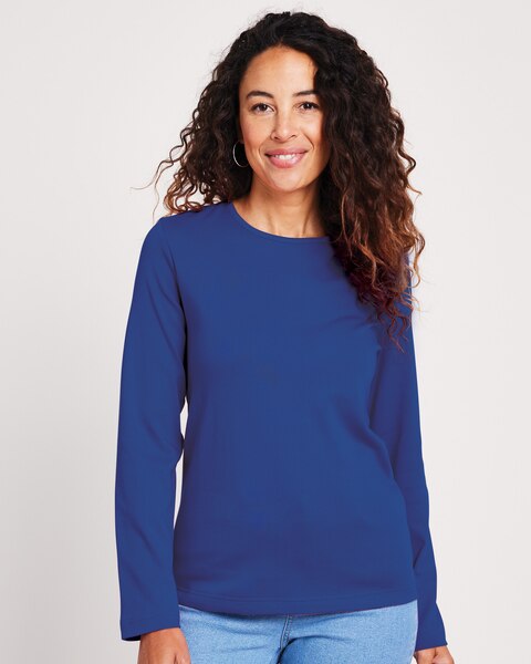 Essential Knit Long Sleeve Tee