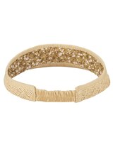 Paperbraid Visor With Floral Sweatband Hat thumbnail number 5